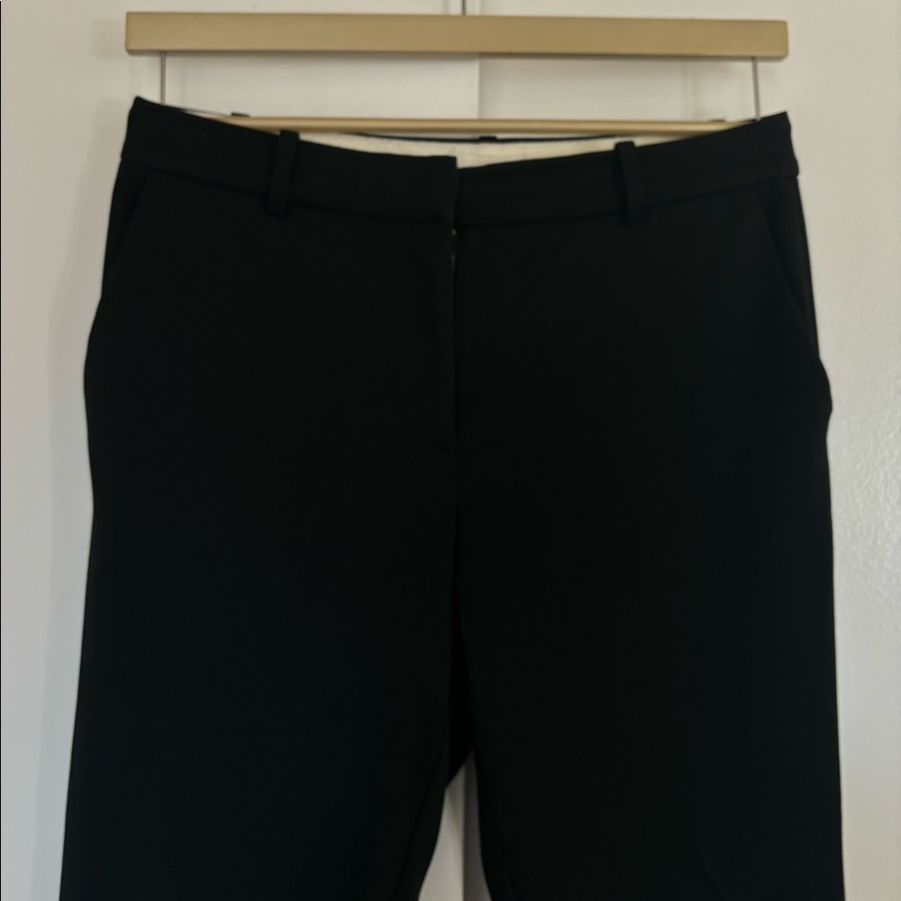 Black Straight Leg Trousers